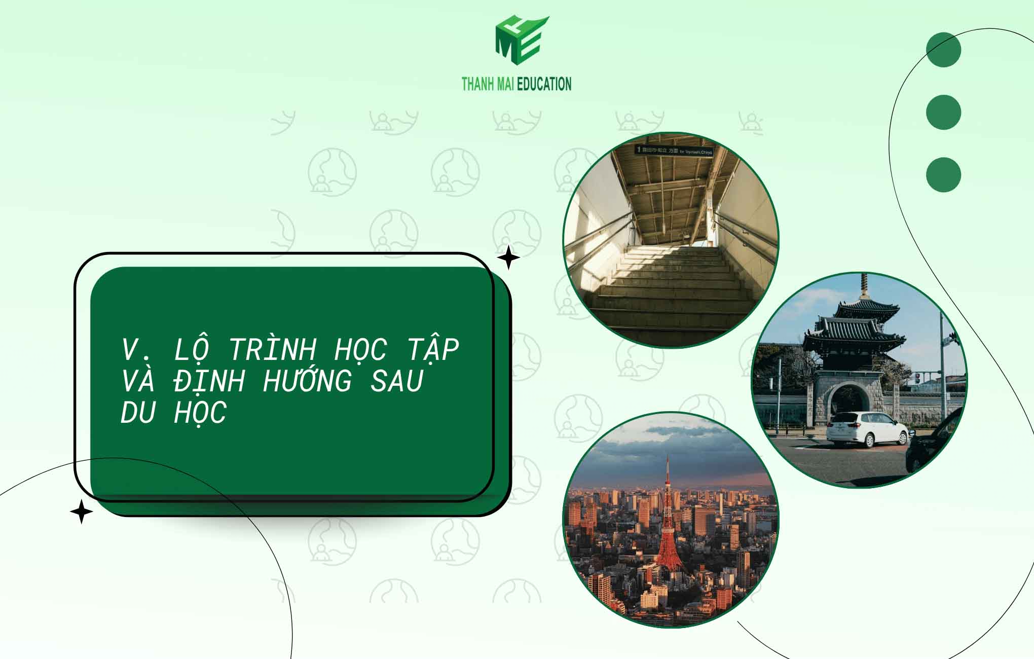 Lộ trình học tập và định hướng sau du học