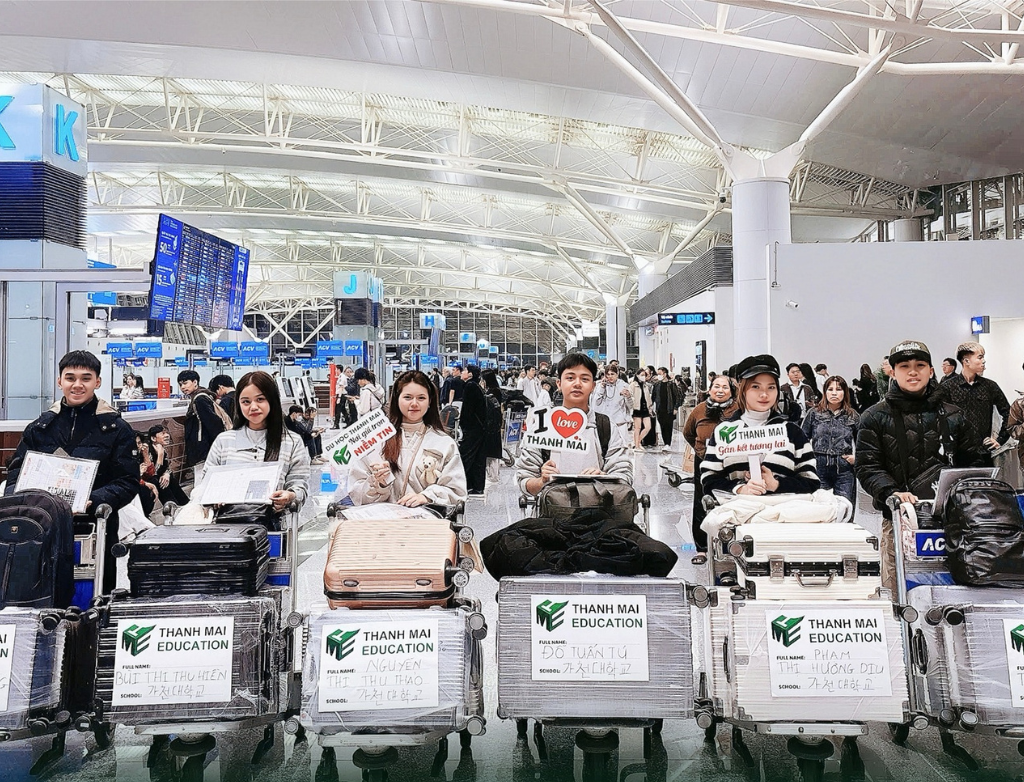 Hình ảnh tiền bay học viên Du học Đài Loan