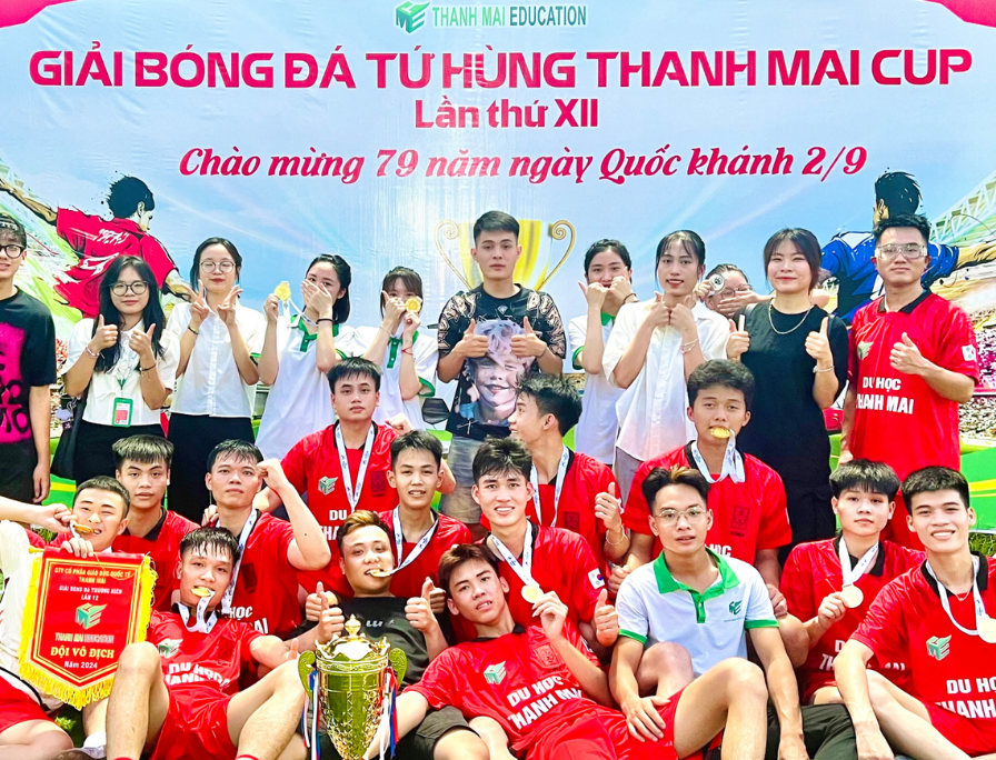 Giải đá bóng dành cho học viên tại TME các khối du học 2024