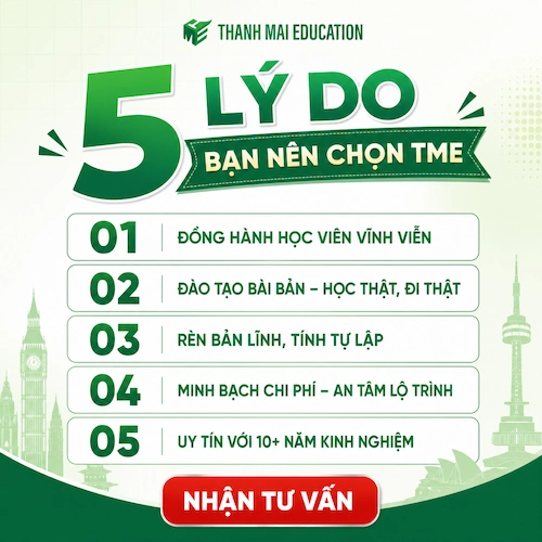 Lý do nên chọn du học Thanh Mai