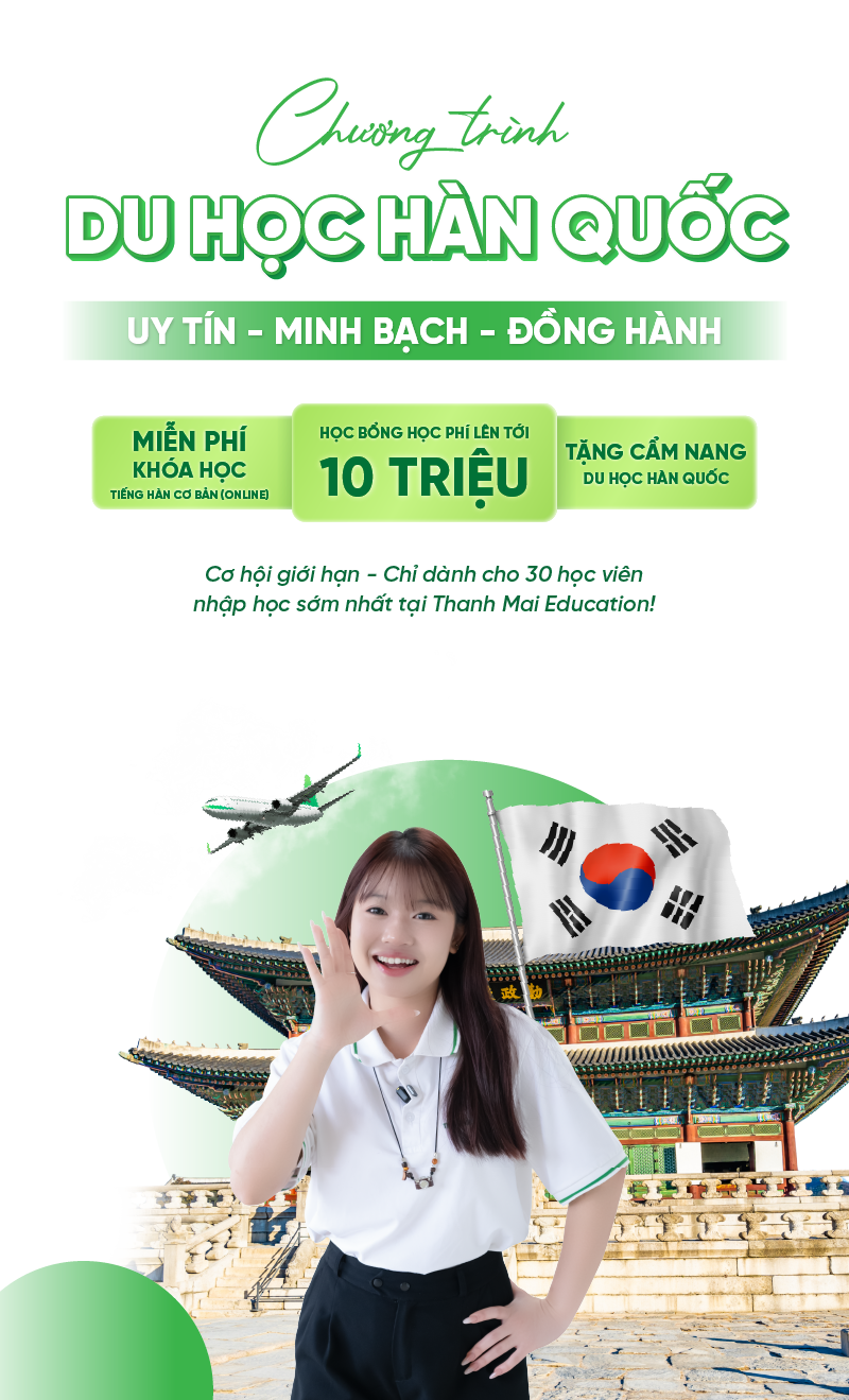 Banner ưu đãi du học Hàn