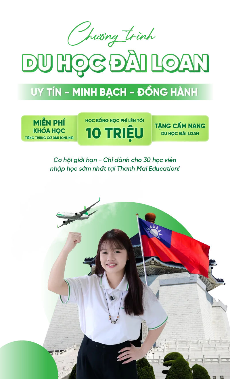 Banner du học Đài Loan