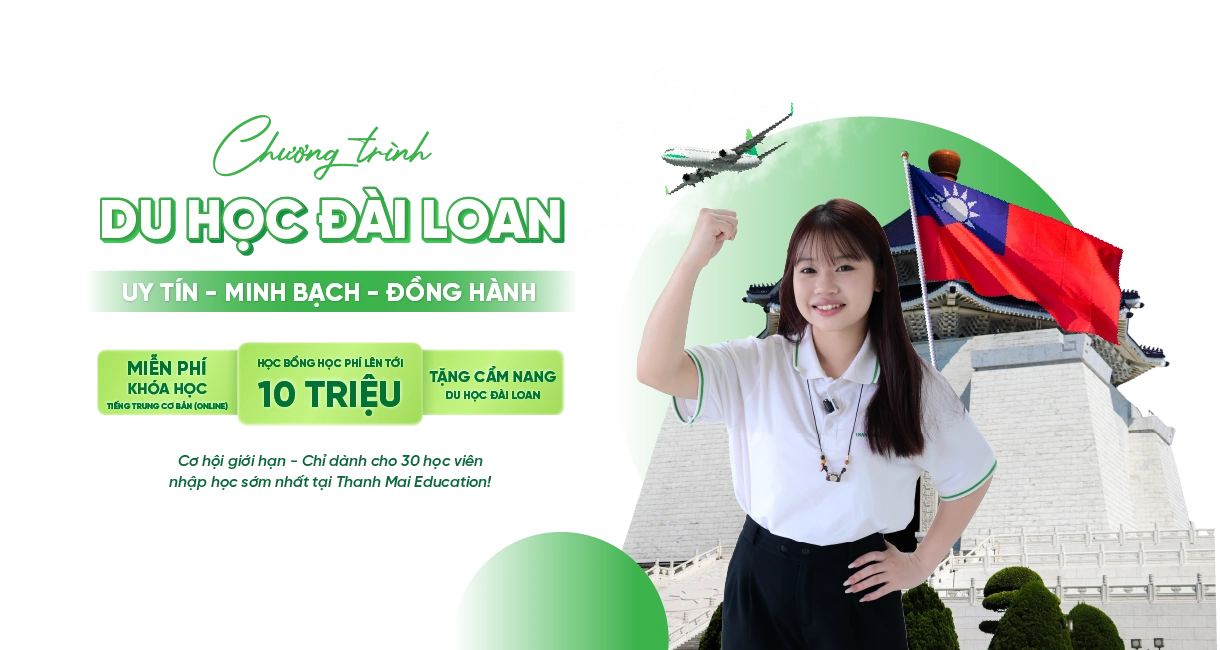 Banner du học Đài Loan