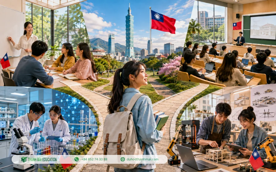 Các hệ du học Đài Loan