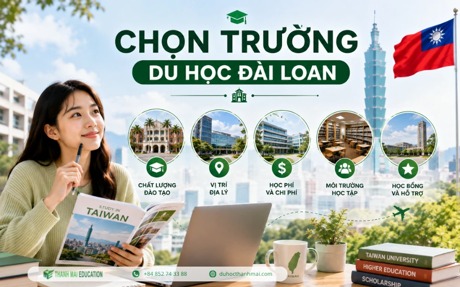 Chọn trường du học Đài Loan