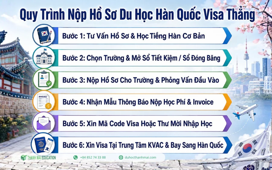 Du học Hàn Quốc visa thẳng