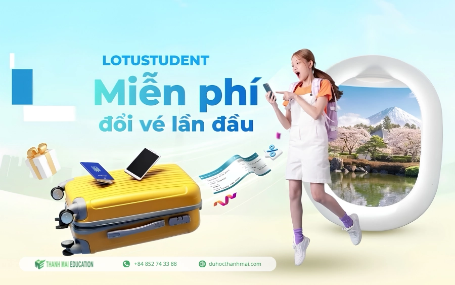 Vé máy bay du học Hàn Quốc