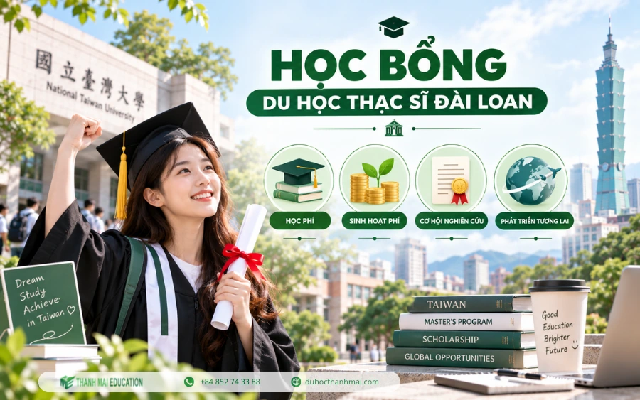 Học bổng du học Thạc sĩ Đài Loan