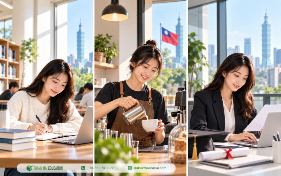 Học tập, làm thêm và cơ hội việc làm khi du học Thạc sĩ Đài Loan