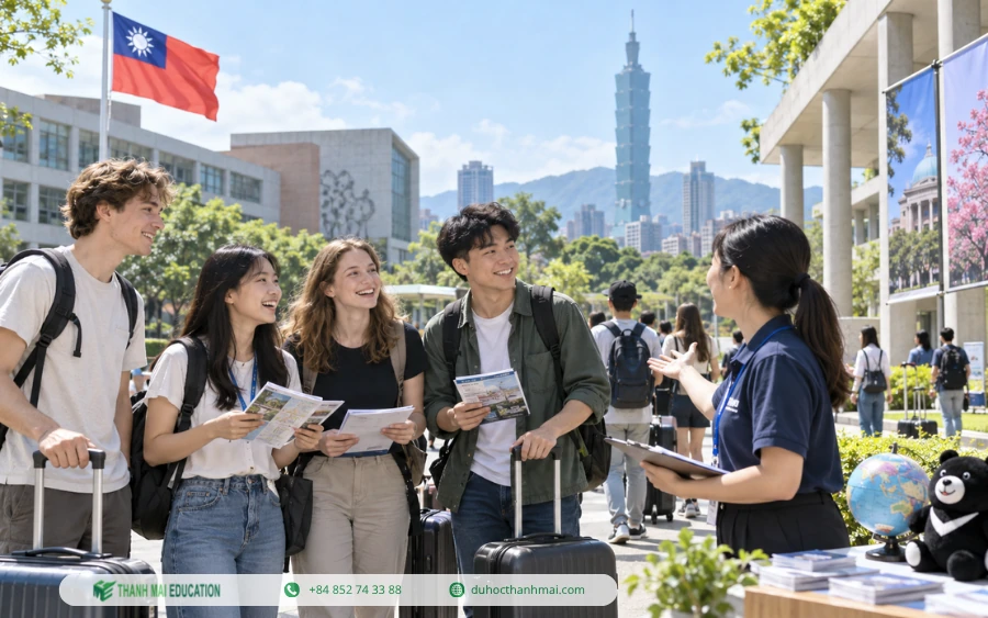 Quy trình đăng ký du học Đài Loan ngắn hạn