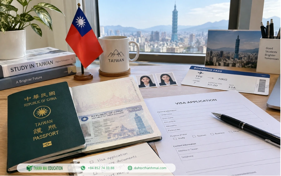 Thời hạn visa du học Đài Loan